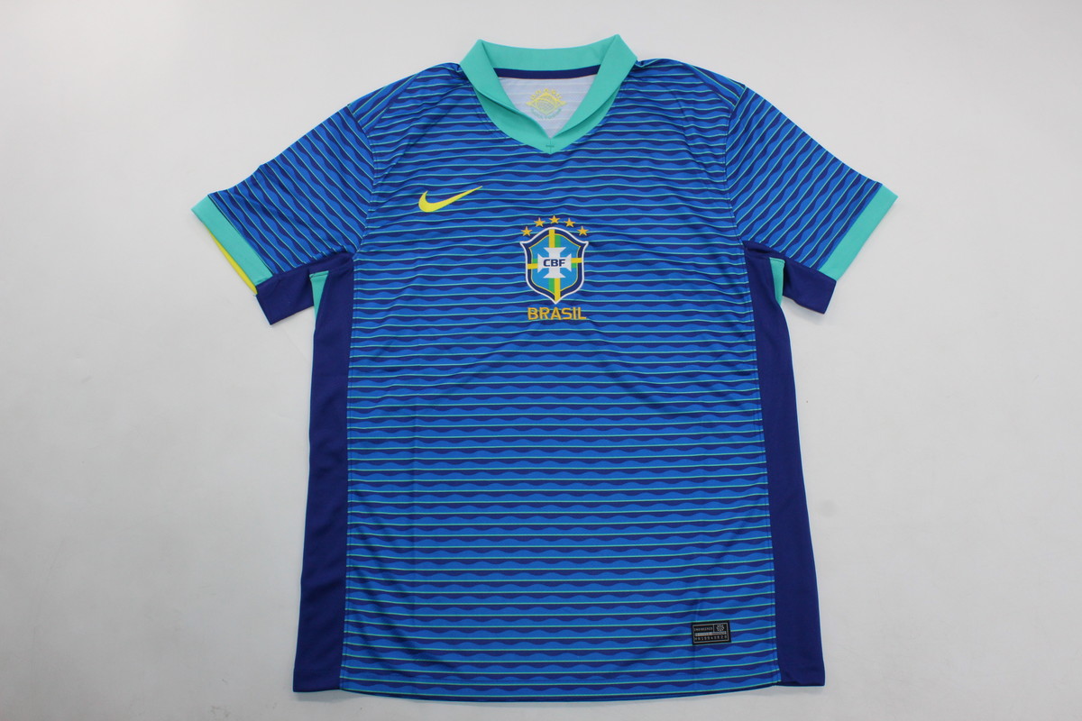 AAA Quality Brazil 2024 Away Blue Soccer Jersey